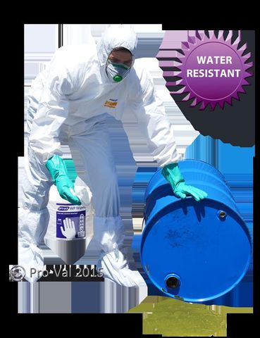 HAZGUARD MP5 - Water Resistant, Microporous Speciality Coverall XLarge Ctn 25