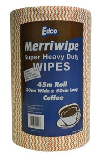 Wipe Edco Coffee Merriwipe Super Heavy Duty  (Roll)