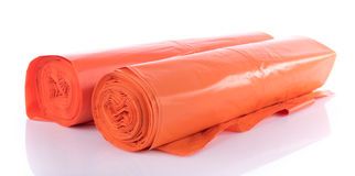Garbage Bag 80Lt Orange HD Roll 50