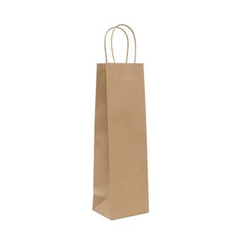 BD Single Bottle Bag No 1 Twist Paper Handle Ctn 100