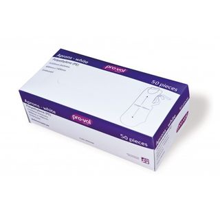 Apron Polyethylene 800x1400 x 0.020mm White Box 50