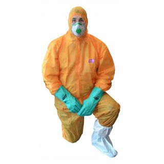 HAZGUARD Polypropylene Single Layer Coverall with hood, breathable XXXL CTN 50