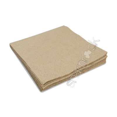 Shamrock 2 Ply Cocktail Napkin Brown Kraft 240x240mm 2000/CTN