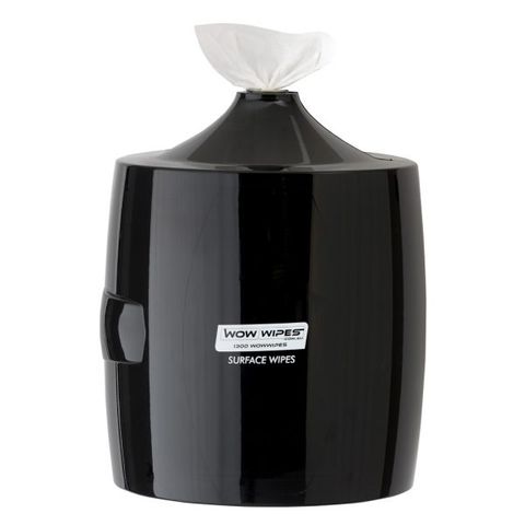 Wow Wipes Wall Mounted Dispenser - Black