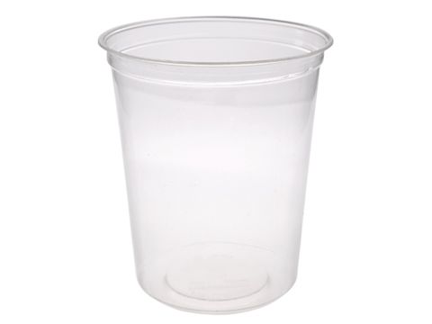 Vegware Deli Container Round 32oz (1000ml) PLA Slv 50