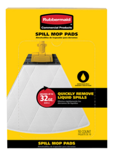 Rubbermaid Spill Mop Pads 10pk