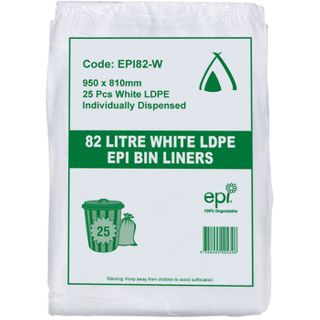 Garbage Bag 82Lt EPI White Ctn 250