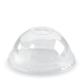 Biopak Domed Lid to suit Cold Cup Clear 300-700ml Slv 100