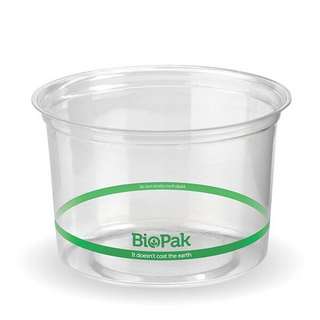 Biopak Deli Bowl Round Clear 500ml Slv 50