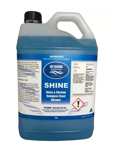 SHINE 5L Glass & Chrome and Surface Sanitising
