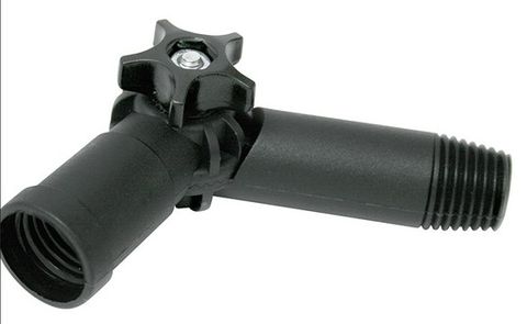 Angle adaptor with screw sdjustment