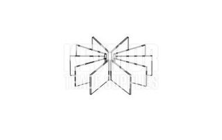 Fan blades white ( 12/set)