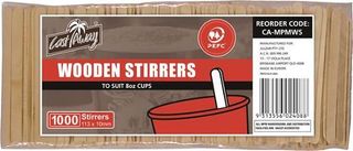 Wooden Stirrers 1000/pkt