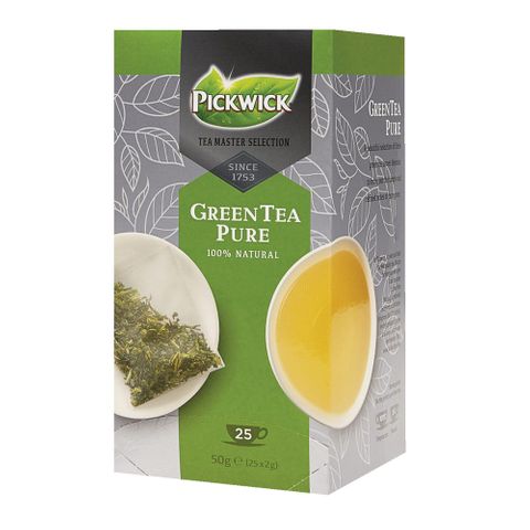 Pickwick Green Tea Pure Fairtrade 3 x 25