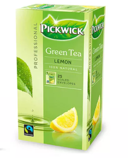 Pickwick Green Tea Lemon Fairtrade 3 x 25
