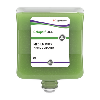 Deb Solopol Lime HDHC Cormeal Hand Scrub 2lt