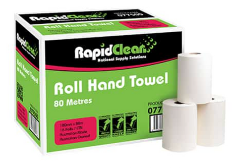 Entice Roll Hand Towel 1 ply 80m 16/ctn