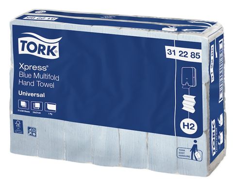 Tork Xpress Blue Multifold Hand Towel