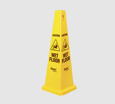 Oates Medium Caution Wet Floor Cone 690mm High (165107)