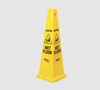 Oates Medium Caution Wet Floor Cone 690mm High (165107)