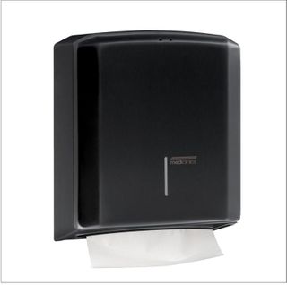 Paper Towel Dispenser Black Steel