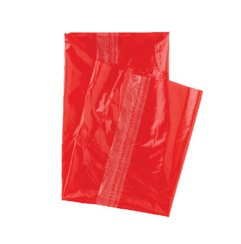 Red Solulable Strip Laundry Bag50/pkt