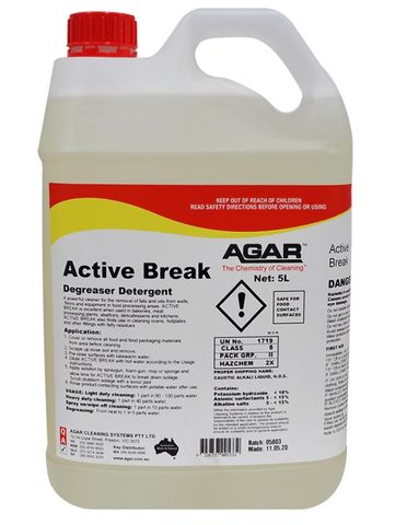 Agar Active Break Detergent Caustic 5lt