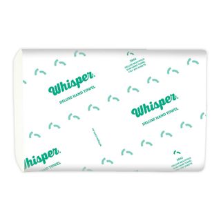 Whisper Deluxe Multifold Slim Towel 22 x 23cm x 20 packs