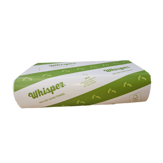 Whisper Deluxe Ultra Fold Towel  23 x 24cm x 16 packs