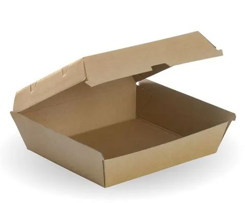 Biopak Dinner box - 178 x 160 x 70mm - FSC Mix - kraft