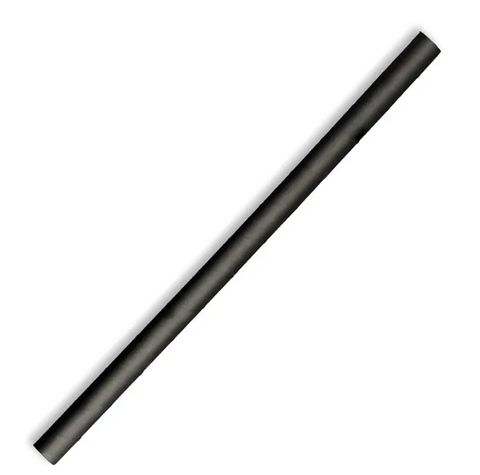 10mm jumbo paper straw - black