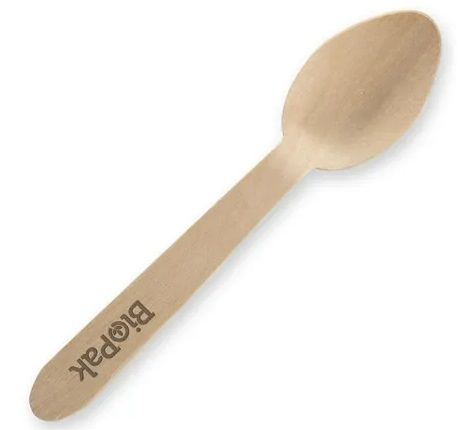 10cm coated tea spoon - FSC 100% - wood