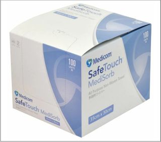 SafeTouch MediSorb Towel 35x30cm 100s