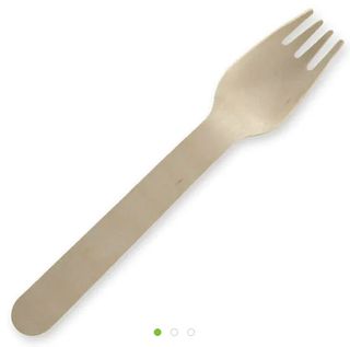 16cm Unbranded Wood Fork - Bulk Pack x 2000