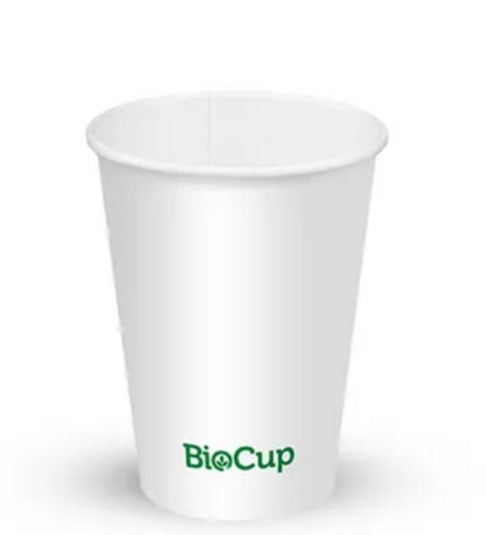 Biopak Cold Paper Water BioCups 200ml / 7oz (73mm) 1000/ctn