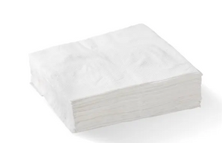 Biopak 1ply 1/4 Fold White Lunch Bionapkin X3000