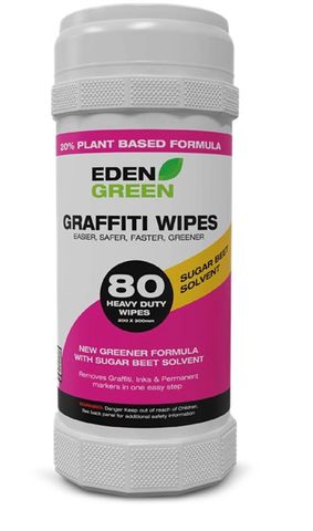 Eden Green Graffiti Remover Wipes80