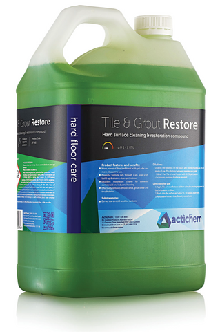Tile & Grout Restore-low pH restoration cleaner 5L