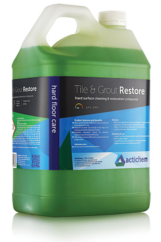 Actichem Tile & Grout Restore-low pH restoration cleaner 5L