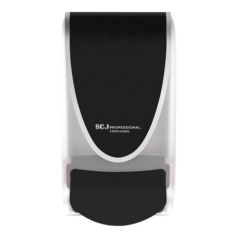 QuickView Transparent Manual Dispenser Black1Ltr