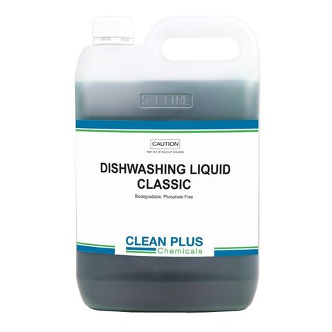 Clean Plus DISHWASHING LIQUID - CLASSIC 5L