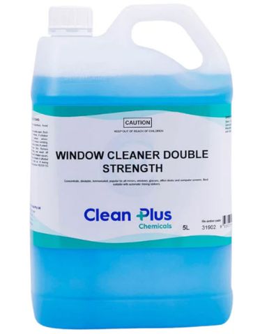 Clean Plus WINDOW CLEANER DOUBLE STRENGTH 5L