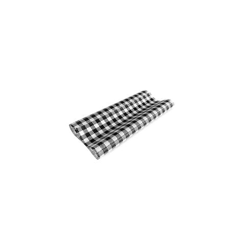 Greaseproof Paper Gingham Black Half 190 x 150mm - 400/pack