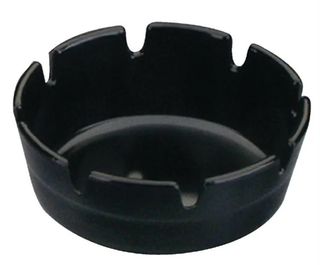 Olympia Ashtray Black - 100mm 4"