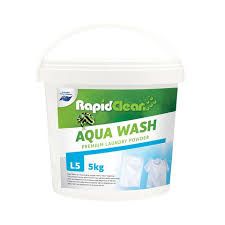 Aqua Wash Laundry Powder 5kg Pail