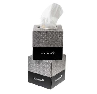 Caprice Platinum Facial Tissues 2 ply Cube 24/ctn
