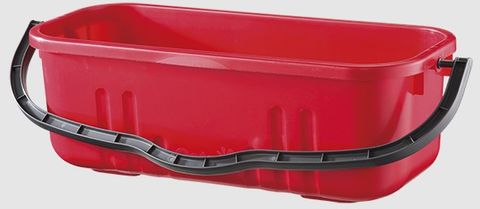 Oates DuraClean Flat Mop Window Bucket -18L  - RED- IW-058R