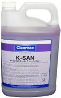 CLEANTEC K-SAN Hard surface cleaner disinfectant 5L