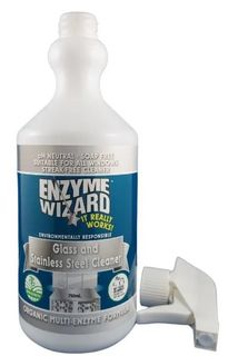 Enzyme Wizard GLASS & STAINLESS  - EMPTY - 750ML