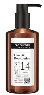 Naturals Remedies Pump Dispenser Hand & Body Lotion, 300ml